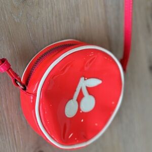 Bonpoint kids shoulder hand bag Fluo pink